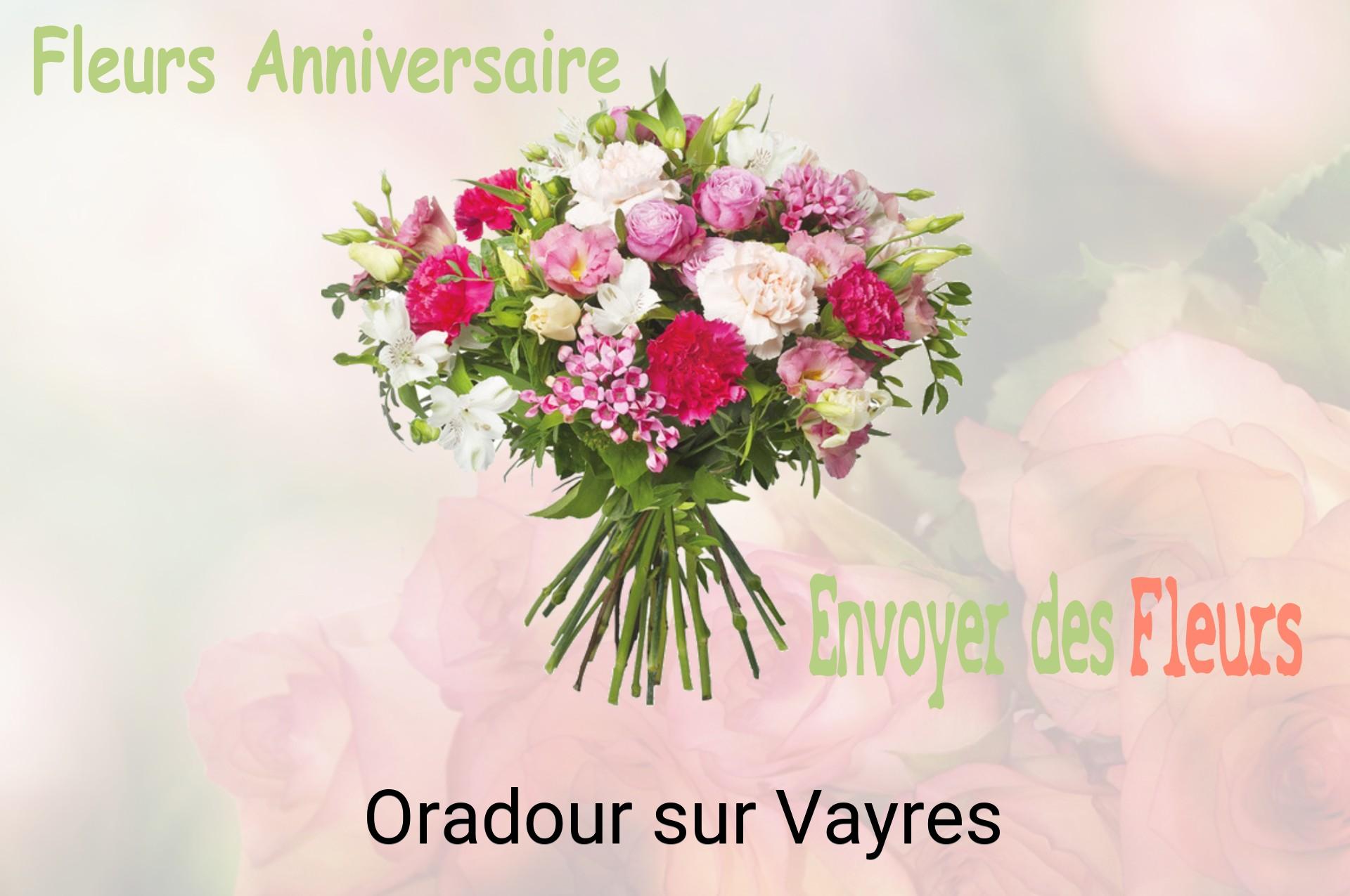 Bouquet de fleurs d’anniversaire livré à Oradour-sur-Vayres